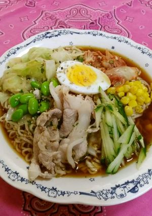 野菜たっぷり冷やしラーメン-レシピのメイン写真