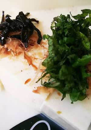 香りと旨味☆大葉おかかの冷奴-レシピのメイン写真
