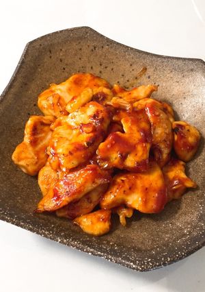鶏胸肉のケチャップ炒め-レシピのメイン写真