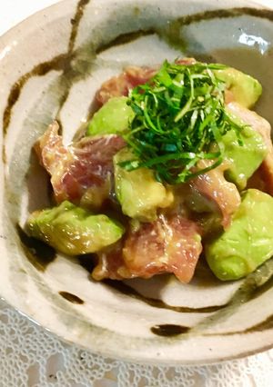 マグロとアボカドの♡オイ味噌和え♡-レシピのメイン写真