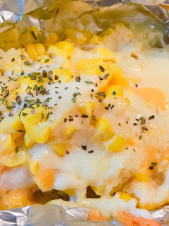 超簡単!鮭とコーンのチーズ ホイル焼き-レシピのメイン写真