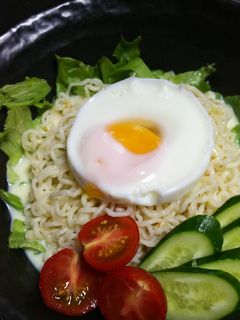 サッポロ一番で冷やし豆乳ラーメン-レシピのメイン写真