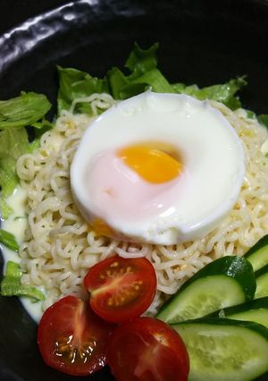 サッポロ一番で冷やし豆乳ラーメン-レシピのメイン写真