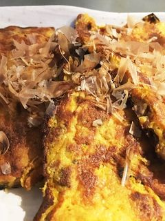卵黄と納豆のチヂミ風-レシピのメイン写真
