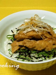 ピリッ!甘辛豚丼-レシピのメイン写真
