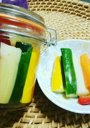 すし酢と昆布茶のピクルス-レシピのメイン写真