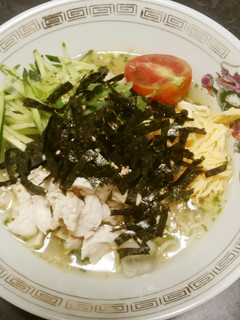 冷やし茶漬け風さっぱり塩らーめん-レシピのメイン写真
