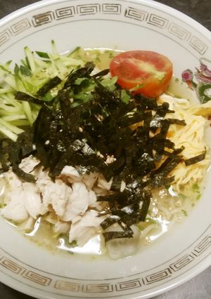 冷やし茶漬け風さっぱり塩らーめん-レシピのメイン写真