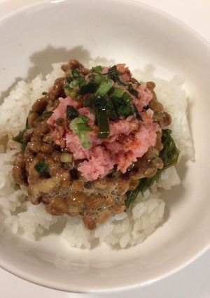 ネギトロ めかぶ 納豆 丼-レシピのメイン写真