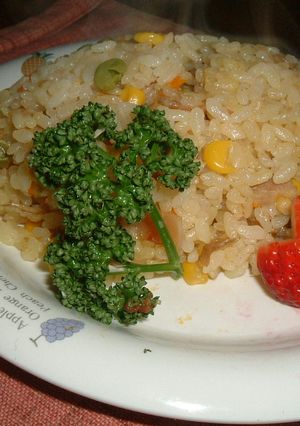 炊飯器で簡単！おいしい！カレーピラフ-レシピのメイン写真