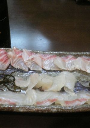 パパの鯛の昆布〆-レシピのメイン写真