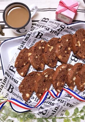 ザクザク♡チョコのビスコッティ-レシピのメイン写真
