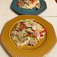 残り野菜で素麺チャンプルー