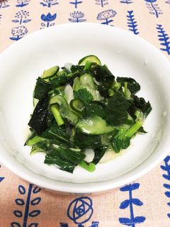 モロヘイヤの酢の物-レシピのメイン写真