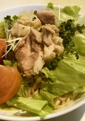 野菜たっぷり冷たいラーメン-レシピのメイン写真