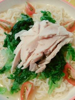 子供のための☆冷やしサラダチキンラーメン-レシピのメイン写真