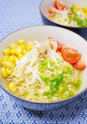 簡単夜食！ゆず風味☆冷た～いラーメン-レシピのメイン写真