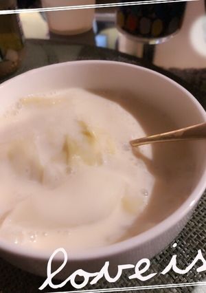 炊飯器ポン♪玉ねぎとキャベツの豆乳スープ-レシピのメイン写真