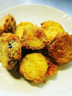 絶品!ナスとベーコンのはさみ揚げ-レシピのメイン写真