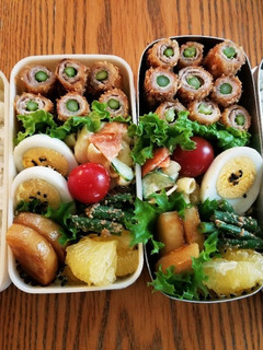 部活女子、男子学生弁当②-レシピのメイン写真