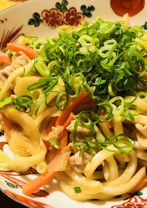 ガーリック焼きうどん★キムチ風味-レシピのメイン写真