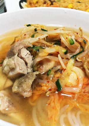 まさかそんなもので！？さっぱりキムチ冷麺-レシピのメイン写真