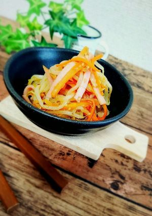 レンジで簡単⭐もやしのピリ辛中華サラダ-レシピのメイン写真