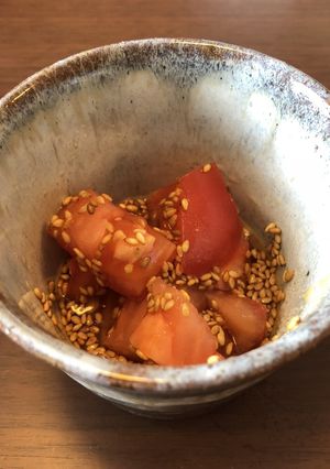 チャチャっとお手軽。トマトの和えもの-レシピのメイン写真