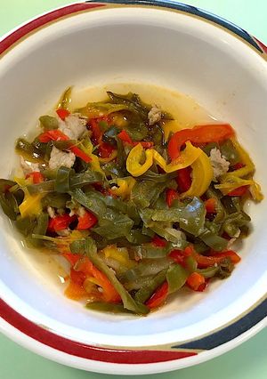 ピーマン豚中華炒め【病院食】-レシピのメイン写真