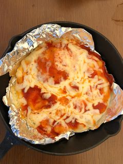 BBQ野外 本格スキレットピザの焼き方-レシピのメイン写真