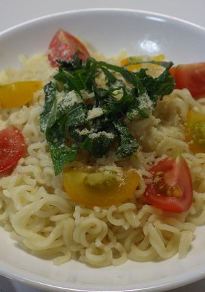 スプーンで食べる冷やし麺のリゾット風-レシピのメイン写真