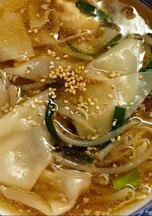 餃子の皮スープ-レシピのメイン写真