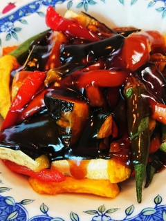 野菜が美味しい!夏野菜の黒酢あんかけ♪-レシピのメイン写真