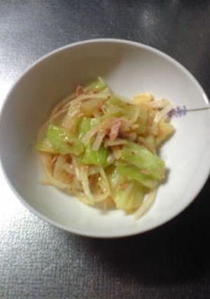 モリモリ食べようホットサラダ☆キャベツナ-レシピのメイン写真