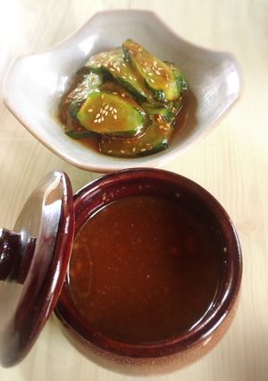 万能甘味噌を使って「きゅうりの味噌炒め」-レシピのメイン写真