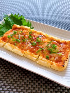 簡単★油揚げのピリ辛チーズ焼き-レシピのメイン写真