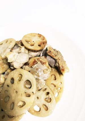 鶏肉とレンコンのポン酢炒め-レシピのメイン写真