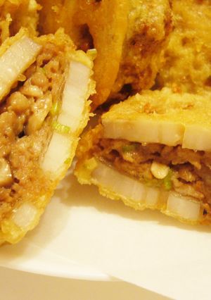 おいし～い♪蓮根のはさみ揚げ★-レシピのメイン写真