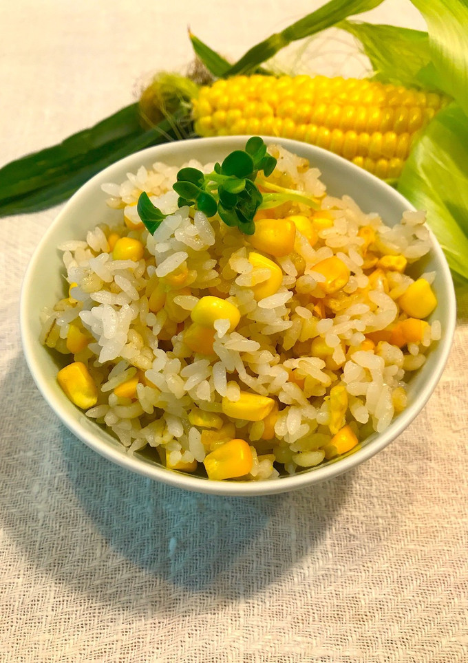 旬のトウモロコシともち麦の炊き込みご飯-レシピのメイン写真