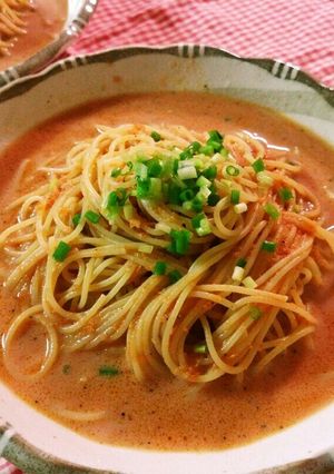 簡単♪ビスク風冷製パスタ-レシピのメイン写真