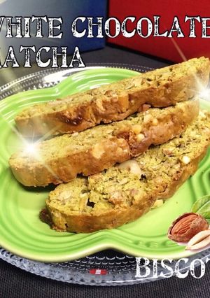 抹茶とホワイトチョコが絶品♡ビスコッティ-レシピのメイン写真