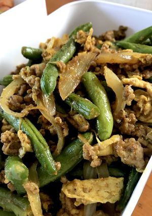 いんげん豆のカレーソテー-レシピのメイン写真