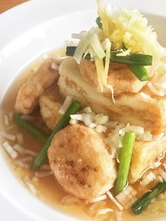 【和食ごはん】★豆腐と山芋の揚げ出し★-レシピのメイン写真