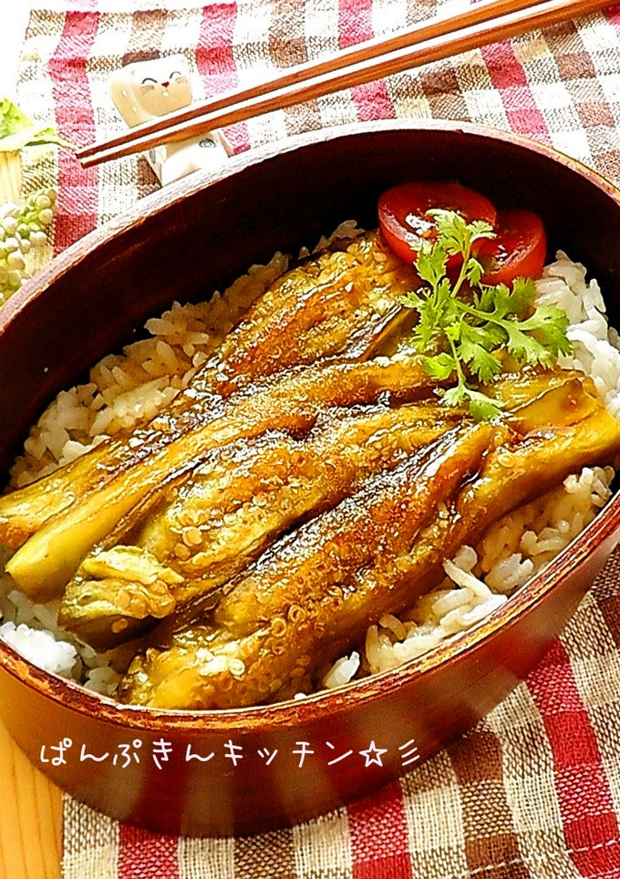 ⁂オイソでコク旨♡茄子のかば焼き丼⁂-レシピのメイン写真