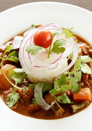 レンジで作ろう！10品目の夏野菜カレー-レシピのメイン写真