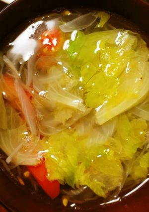 夏野菜のさっぱり塩スープ-レシピのメイン写真