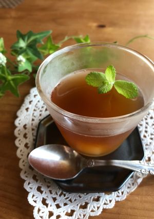 酵素梅ゼリー(ナタデココ入り)-レシピのメイン写真