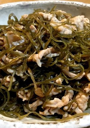 豚肉ときざみ昆布-レシピのメイン写真