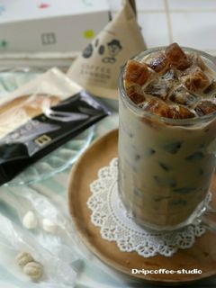 クラッシュコーヒー氷でカフェオレを♪-レシピのメイン写真