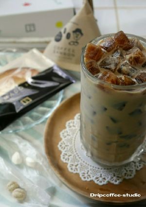 クラッシュコーヒー氷でカフェオレを♪-レシピのメイン写真
